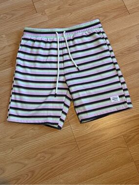 Conspiracy by WESC Striped Shorts